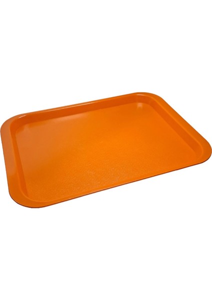 Turuncu 5'li Servis Tepsisi, Fast Food ve Dönerler Için 36X27CM Set