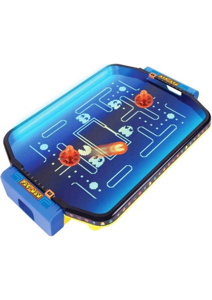 Pac-Man Işıklı Masaüstü Hava Hokeyi | 2 Kişilik Eğlence | 50 cm Oyun Masası modelleri