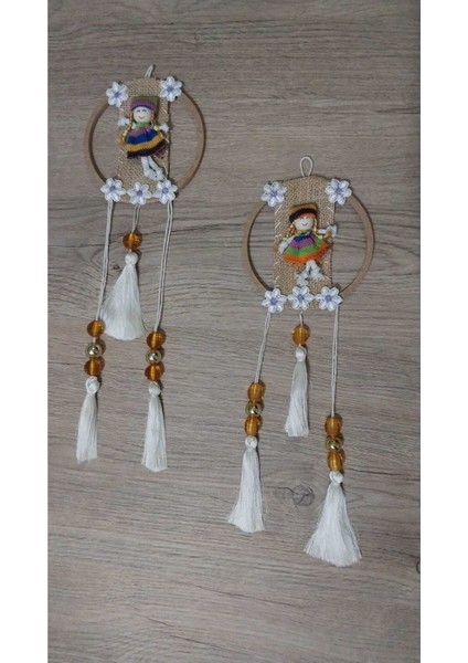 Iki Adet Mavi Düş Kapanı, Rüya Koruyucu, Huzurlu Uyku Seti