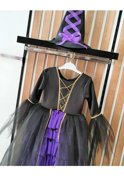 Şık Siyah Cadı Kostümü, Eğlence ve Kostüm Seçenekleri Için Mükemmel Tercih