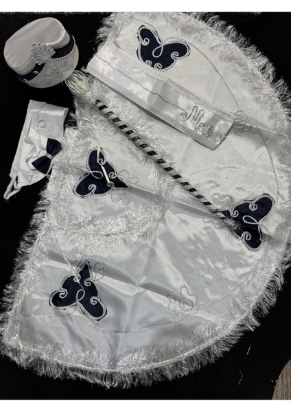 Beyaz Sünnet Pelerin Seti, Şık ve Kullanışlı Çocuklar Için Özel Tasarım fiyatları