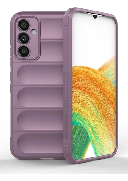 Samsung Galaxy M14 5g Kılıf Optimum Silikon - Mor