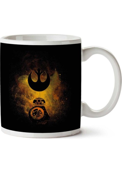 Star Wars Bb8 Rebel Alliance Iki Tarafı Baskılı Kupa Bardak