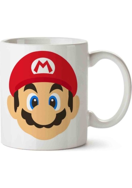 Mario 4 Iki Tarafı Baskılı Kupa Bardak