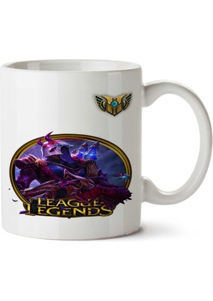 Jhin Lol Iki Tarafı Baskılı Kupa Bardak