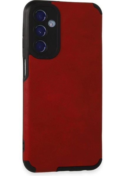 Samsung Galaxy M34 5g Kılıf Loop Deri Silikon - Kırmızı