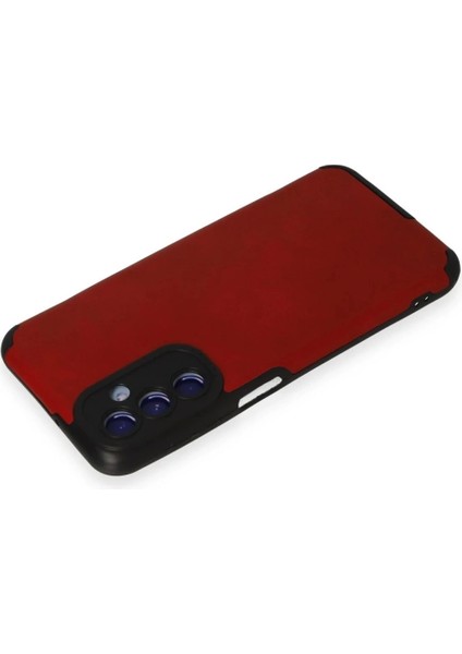 Samsung Galaxy M34 5g Kılıf Loop Deri Silikon - Kırmızı modelleri