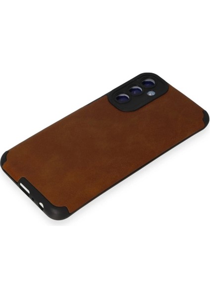 Samsung Galaxy M34 5g Kılıf Loop Deri Silikon - Kahverengi fırsatları