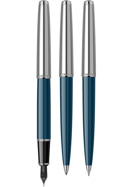 & WizDesign 78 Dolmakalem + Tükenmezkalem + Versatil Üçlü Set Lacivert (Ömür Boyu Garantili - Lüks Kutulu - İsme Özel Tasarım) indirimleri