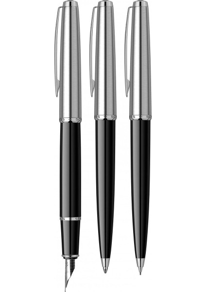 & WizDesign 78 Dolmakalem + Tükenmezkalem + Versatil Üçlü Set Siyah (Ömür Boyu Garantili - Lüks Kutulu - İsme Özel Tasarım) indirimleri