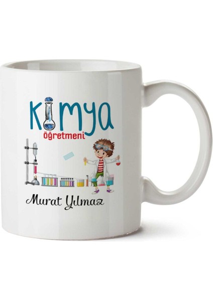 Kişiye Özel Kimya Öğretmeni (5) Kupa Bardak