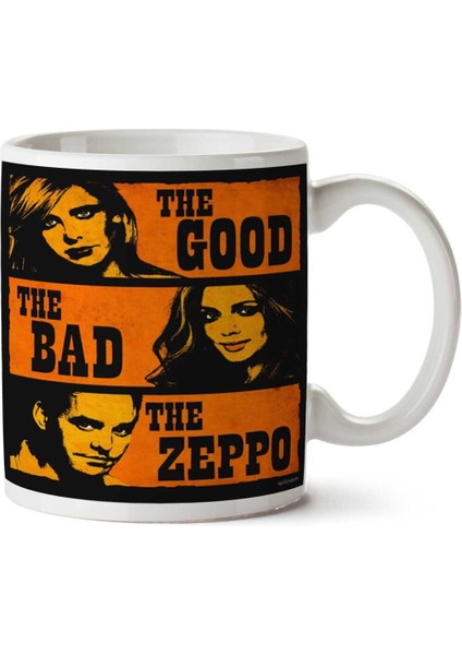 The Good The Bad The Zeppo Iki Tarafı Baskılı Kupa Bardak