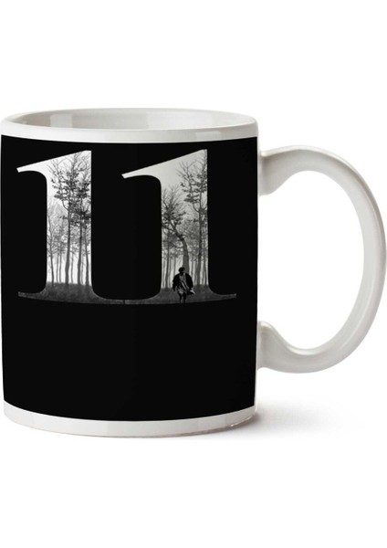 Eleven 11 Netflix Iki Tarafı Baskılı Kupa Bardak