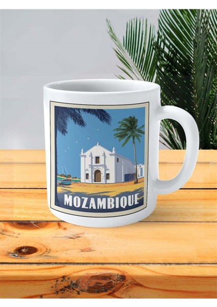 Mozambique Baskılı Kupa Bardak Kişiye Özel Desen