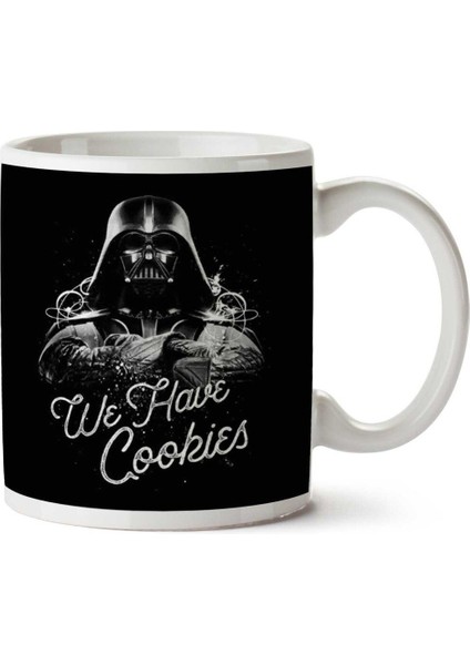 The Dark Side Has Cookies Darth Vader Star Wars Iki Tarafı Baskılı Kupa Bardak