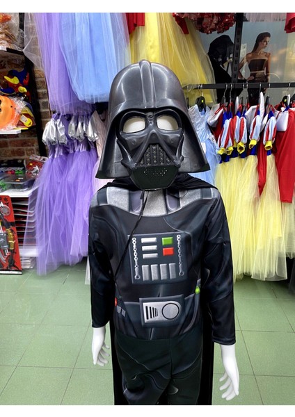 Çocuklar Için Siyah Darth Vader Kostüm, Eğlenceli ve Rahat Tasarım fiyatları