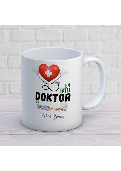 Kişiye Özel En Tatlı Doktor Kupa Bardak