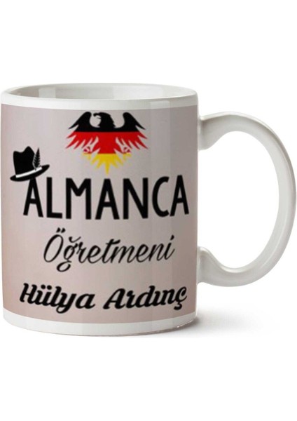 Kişiye Özel Almanca Öğretmeni Kupa Bardak