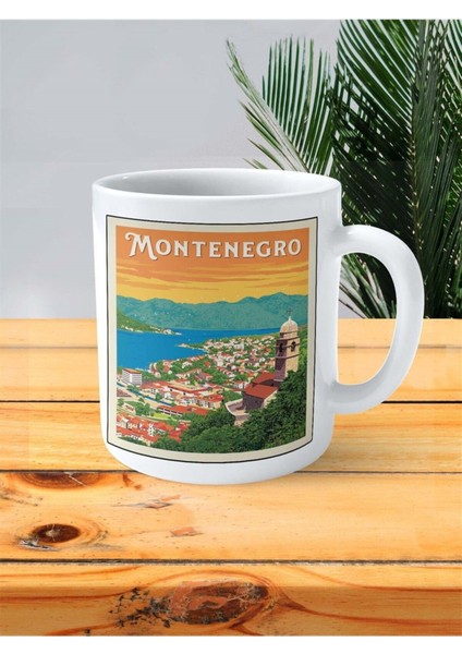 Montenegro Baskılı Kupa Bardak Kişiye Özel Desen