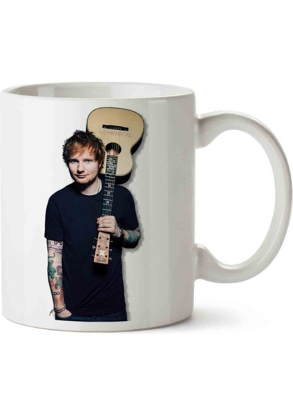 Ed Sheeran Iki Tarafı Baskılı Kupa Bardak