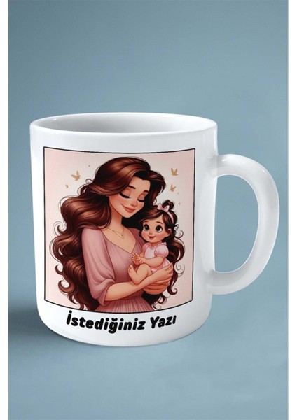Anneler Günü Anne Hediye Baskılı Kupa Bardak Çift Taraflı Baskı Kişiye Özel Model 75 fiyatları