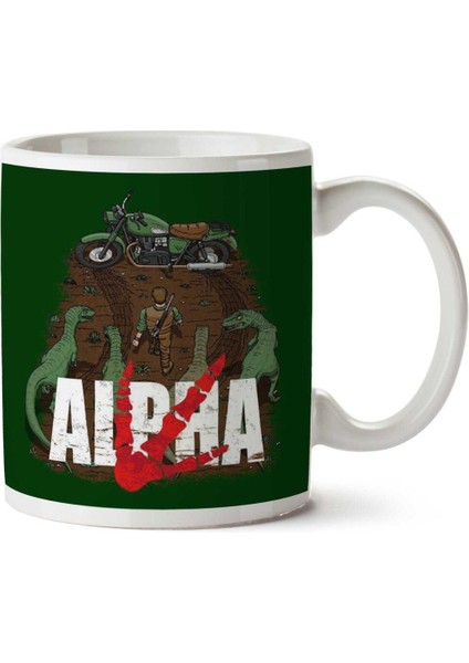 Akira Park Alpha Jurassic World Owen Iki Tarafı Baskılı Kupa Bardak