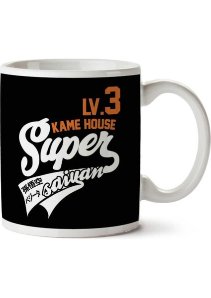 Superdry Super Saiyan Kame House Dragon Ball Z Iki Tarafı Baskılı Kupa Bardak