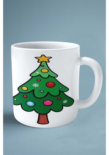 2024 Yılbaşı Noel Isimli Baskılı Kupa Bardak Işıklı Çamağacı fiyatları