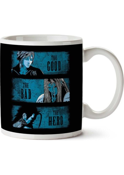 Final Fantasy The Good The Bad And The Hero Iki Tarafı Baskılı Kupa Bardak