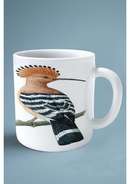 Ağaçkakan Baskılı Kupa Bardak Çift Taraflı Kişiye Özel Model 1