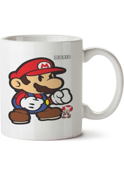Mario 2 Sinir Iki Tarafı Baskılı Kupa Bardak