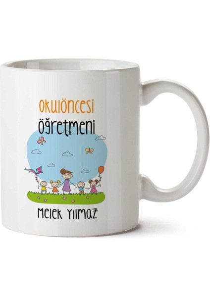 Kişiye Özel Okul Öncesi Öğretmeni (3) Kupa Bardak