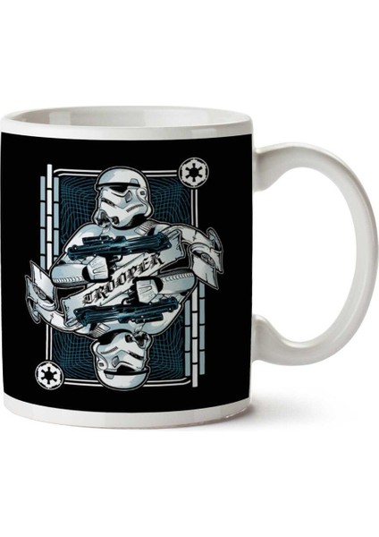 Star Wars Stormtrooper Iki Tarafı Baskılı Kupa Bardak