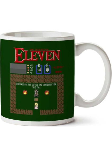 Zelda Stranger Things The Legend Of Eleven Iki Tarafı Baskılı Kupa Bardak