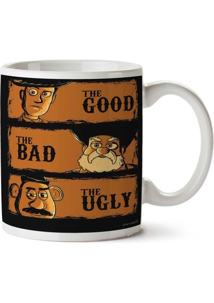 The Good The Bad The Potato Iki Tarafı Baskılı Kupa Bardak