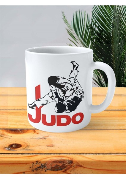 Judo Baskılı Kupa Bardak Kişiye Özel Model 2