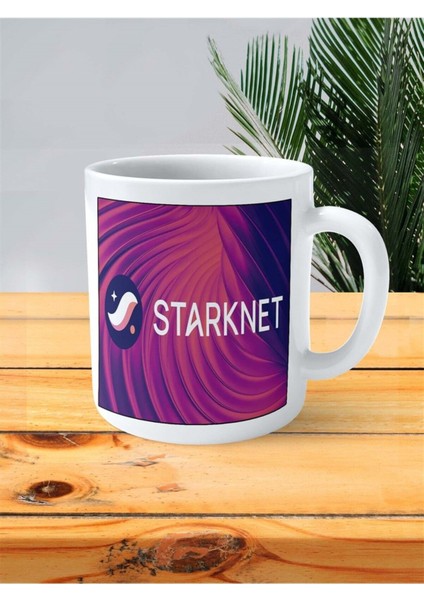 Strk Starknet Baskılı Kupa Bardak Kişiye Özel Desen 1