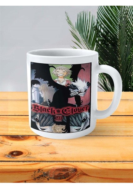 Black Clover Baskılı Kupa Bardak Kişiye Özel Model 3