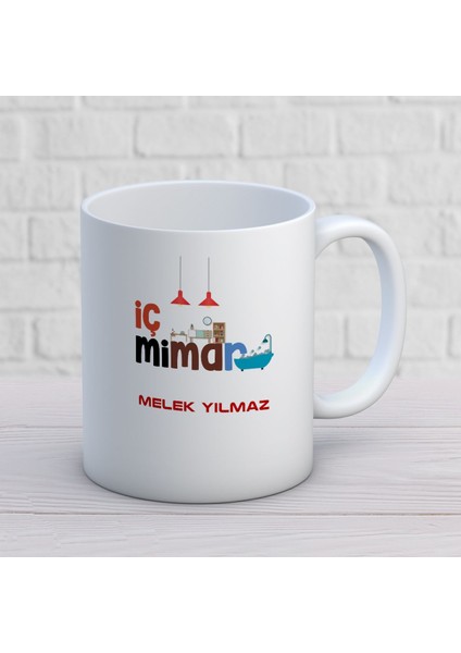 Kişiye Özel Iç Mimar (2) Kupa Bardak