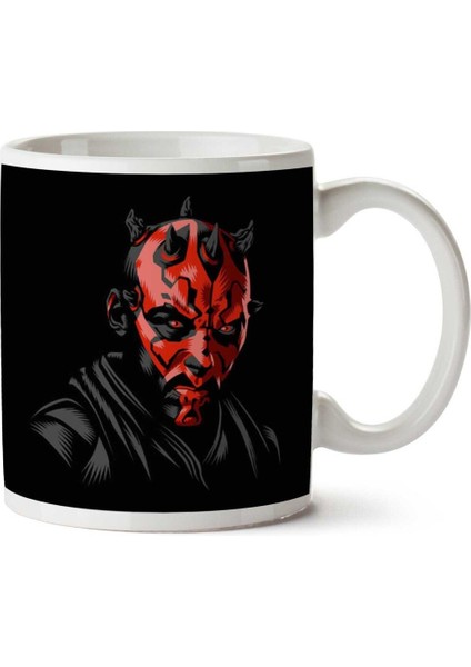 Star Wars Darth Maul Sith Lord Iki Tarafı Baskılı Kupa Bardak