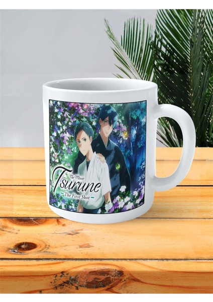 Tsurune Baskılı Kupa Bardak Kişiye Özel Model 1