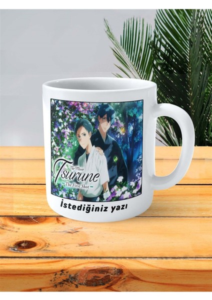 Tsurune Baskılı Kupa Bardak Kişiye Özel Model 1 fiyatları