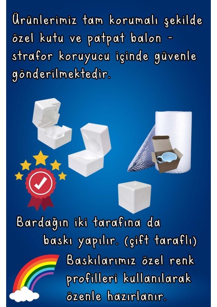 Yaban Gülü Baskılı Kupa Bardak Kişiye Özel Model 2 modelleri