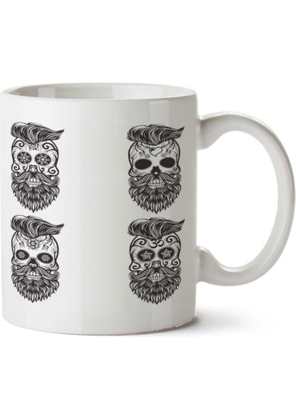 Mexıcana Kuru Kafalar Meksika Iki Tarafı Baskılı Kupa Bardak