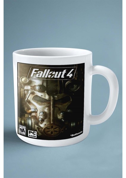 Fallout Oyun Baskılı Kupa Bardak Çift Taraflı Kişiye Özel Model 1