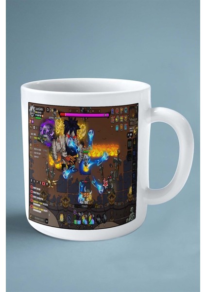 Heros Land Oyun Baskılı Kupa Bardak Çift Taraflı Baskı Kişiye Özel Model 5