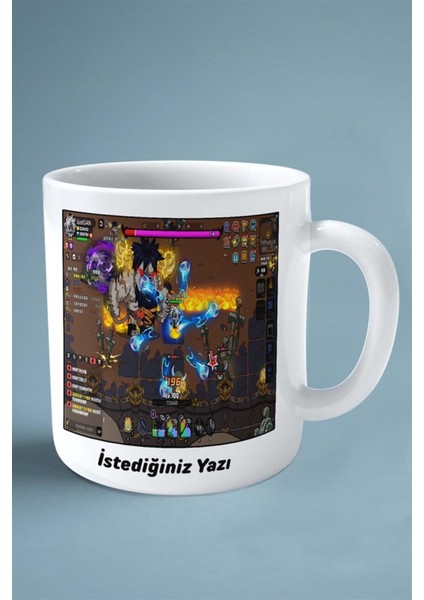 Heros Land Oyun Baskılı Kupa Bardak Çift Taraflı Baskı Kişiye Özel Model 5 fiyatları