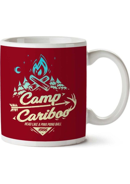 Camp Cariboo Ping Pong Ball Head Iki Tarafı Baskılı Kupa Bardak