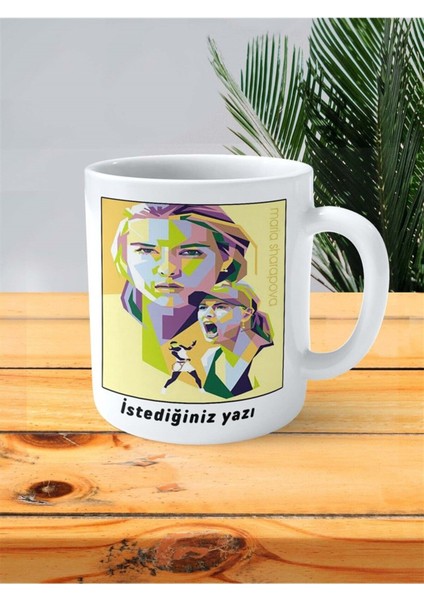 Maria Sharapova Baskılı Kupa Bardak Kişiye Özel Desen 4 fiyatları