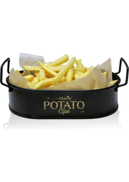 Mini Oval Patates ve Cips Sunumluk Seti, 21 Cm, 6'lı, Şık ve Kullanışlı Tasarım indirimleri